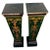 Green Mid 20th Century Neoclassical Faux Painted Green and Gilt Pedestals - a PAir For Sale - Image 8 of 8