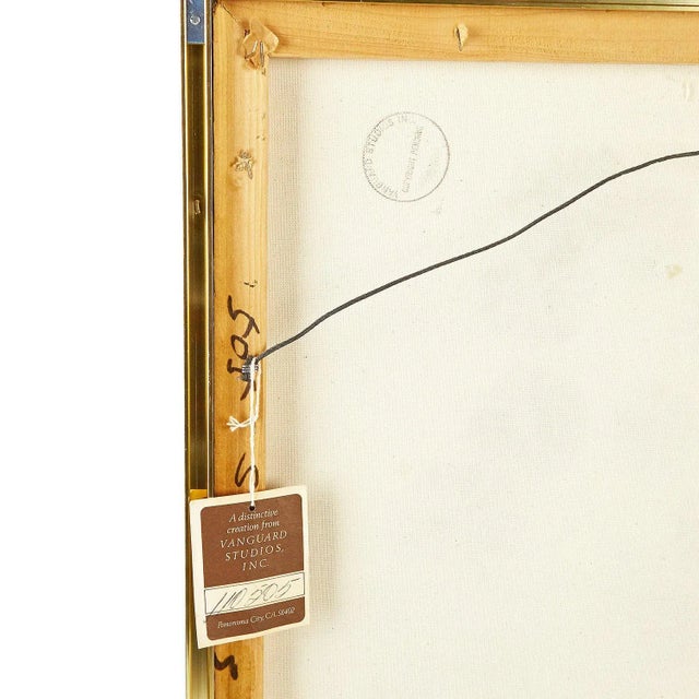 Pair Vintage Framed Paintings | Flowers For Sale - Image 9 of 11