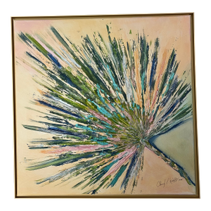 Palm Frond in Palm Beach, Canvas Art - Designed by Cheryl P. Kohloff