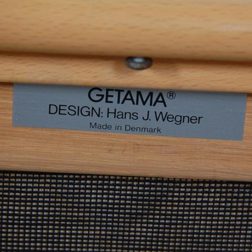 Ge-280 2 Seater Sofa in Black Leather from Hans Wegner For Sale - Image 18 of 18