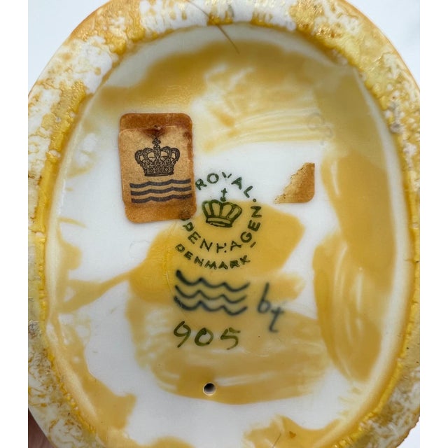 Ceramic 1960s Royal Copenhagen Porcelain Figure No. 905 Boy Whittling For Sale - Image 7 of 7