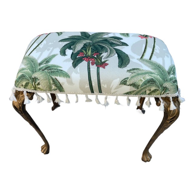 Early 20th Century Antique Art Nouveau Stool For Sale