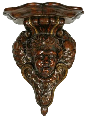 19th C. Italian Walnut Bracket/Console