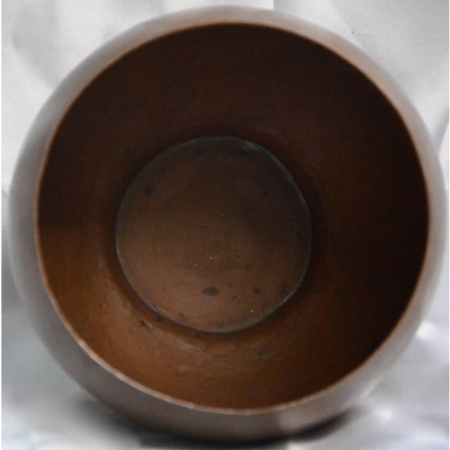 Mid-Century Modern Harrison Hand-Wrought Copper Finish Vessel, 1948 For Sale - Image 3 of 7