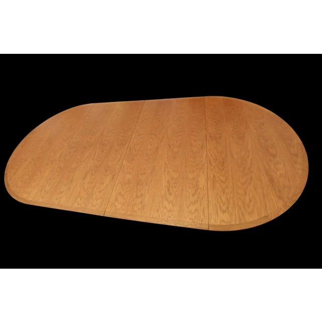 Mid-Century Modern Vintage Danish Dining Table Veneered in Oak by Arne Vodder for Vamø, 1960s For Sale - Image 3 of 18