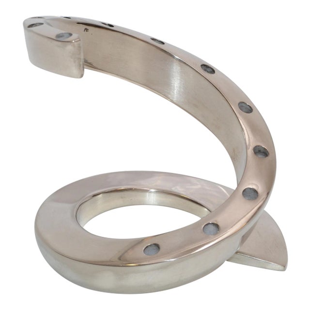 Dansk Designs France Silver-Plated Spiral Tapered Candlesticks, Candle Holder For Sale