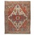 Antique Persian Serapi Carpet, Handmade Wool Oriental Rug, Rust, Ivory, Lit Blue For Sale - Image 17 of 17