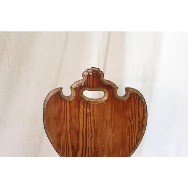 A Tylorean style or Swiss farmhouse chair. Antique chair with peg or dowel construction and no screws or nails. A unique...