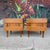 Timeless Mid-Century Modern pair of nightstands by American of Martinsville. Crafted in the 1960s from solid walnut, these...
