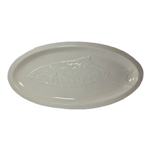 Vintage Mid-Century Modern Italian Fish Serving Platter 26”