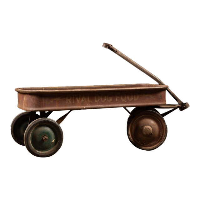 Vintage "Rival" Dog Food Advertising Wagon For Sale