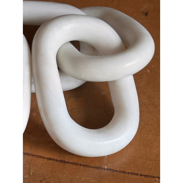 Vintage Italian Alabaster Chain For Sale - Image 4 of 6