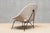 Kosmos Lounge Chair in Ivory Chenille by Augusto Bozzi for Saporiti Italia, 1950s For Sale - Image 9 of 10