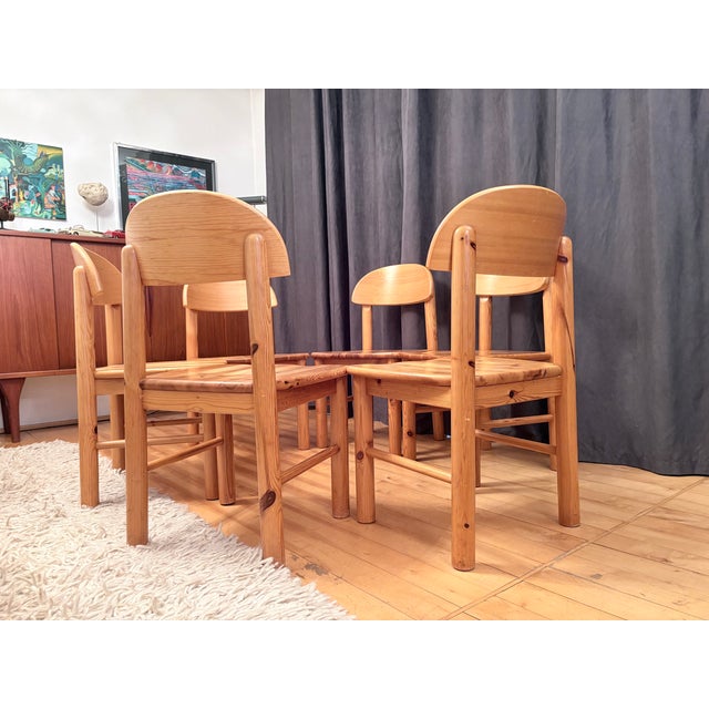 Wood Chairs by Rainer Daumiller for Hirtshals Savvaerk, Denmark, 1970s, Set of 6 For Sale - Image 7 of 18