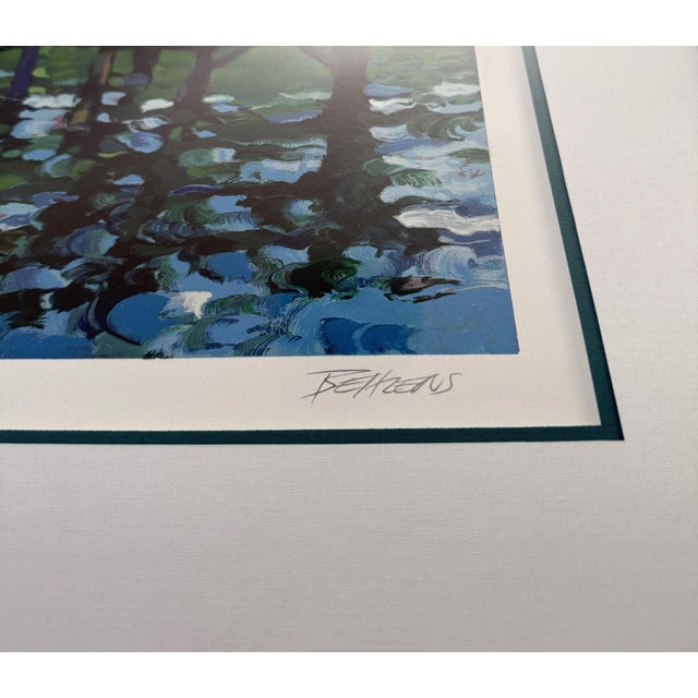 1990s 1991 Howard Behrens 'Afternoon Sun' Signed 'Hc' Serigraph of Venice For Sale - Image 5 of 9