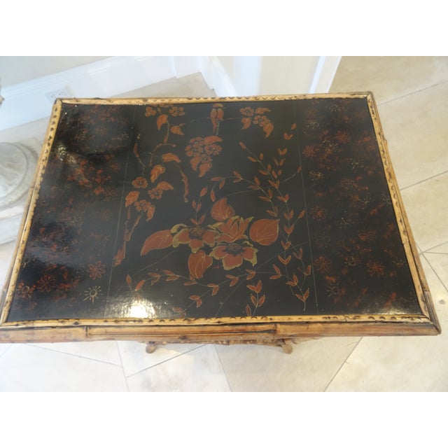 19th Century Victorian Bamboo Bookcase For Sale - Image 4 of 9