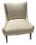 Vintage Harvey Probber Attributed Lounge Chair With Brass Handle Pull For Sale