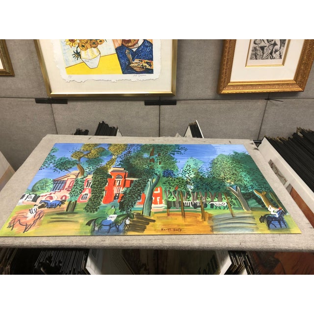 1960s Raoul Dufy Paddock-deauville, 1960 For Sale - Image 5 of 12