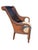 Late 20th Century Set of 4 Marge Carson British Colonial Woven Rattan Armchairs For Sale - Image 9 of 14