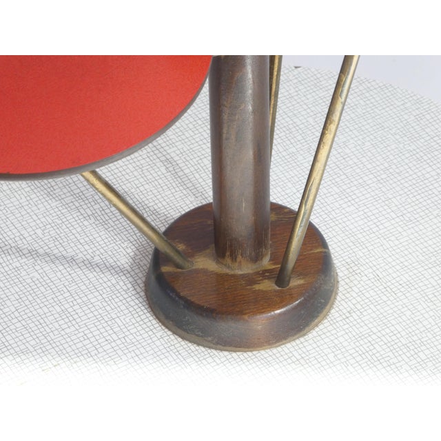 Mid-Century Red and White 4-Tier Plant Stand from Ilse Möbel, Germany, 1960s For Sale - Image 9 of 11