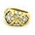 Metal 1990s Jose Hess 18k Gold 4.50 Carat Diamond Bombe Ring, Size 7 For Sale - Image 7 of 12