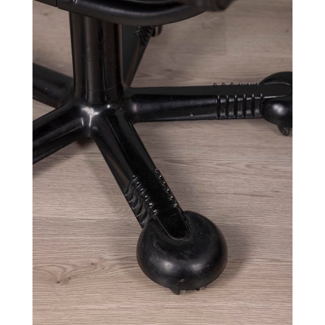 Black Vintage Mix Model Desk Chair by Afra and Tobia Scarpa for Molteni, 1970s For Sale - Image 8 of 9