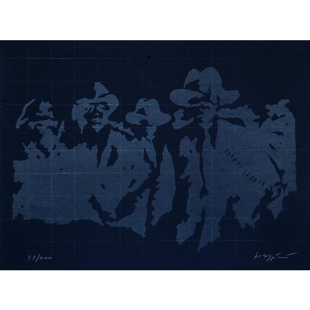 Pino Reggiani, Men of the Night, Lithograph, 1970s For Sale