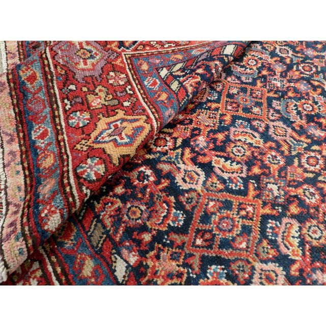 Galerie Shabab Collection Early 20th Century Persian Rustic Gallery Accent Rug For Sale - Image 10 of 10