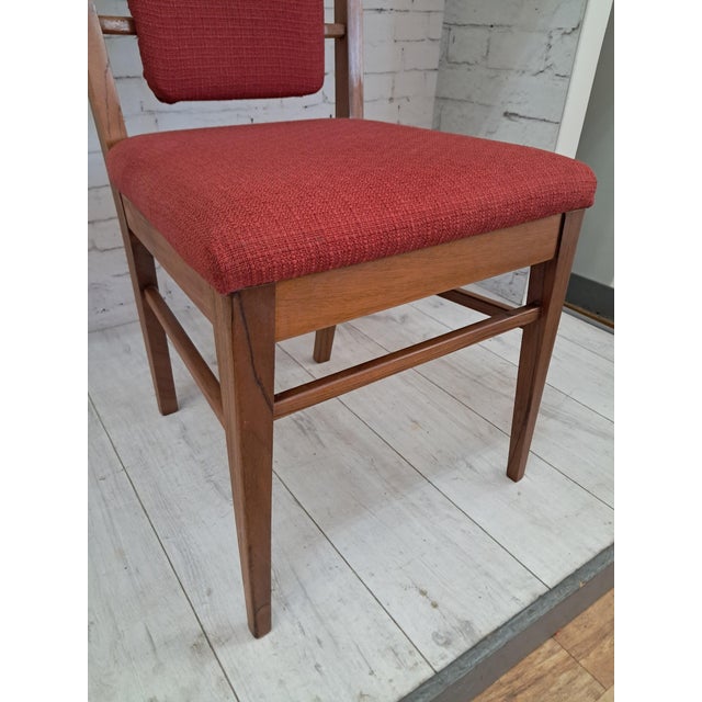 Mid-Century Modern Teak Dining Chairs by Alfred Cox, 1950s, Set of 4 For Sale - Image 15 of 18