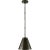 Transitional Thomas O'Brien for Visual Comfort Signature Goodman Petite Hanging Shade in Bronze with Bronze Shade For Sale - Image 3 of 4