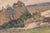 French Mid 20th Century French Watercolor on Paper Painting of a Medieval Château along the Vienne River For Sale - Image 3 of 5