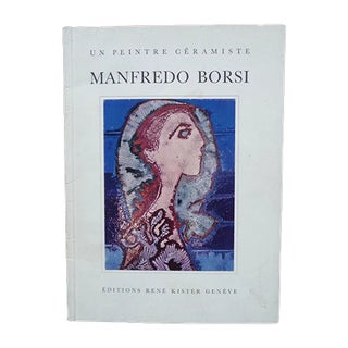 Couple à l'enfant Lithograph by Manfredo Borsi, 1950s For Sale