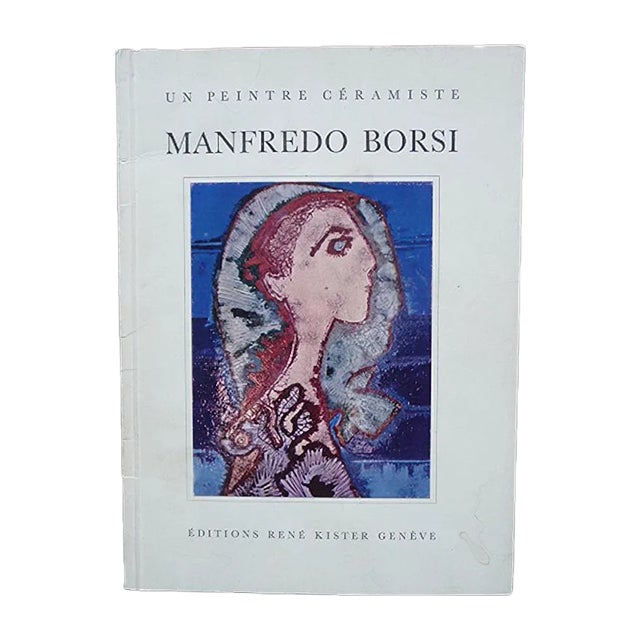 Couple à l'enfant Lithograph by Manfredo Borsi, 1950s For Sale