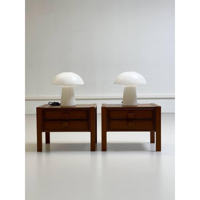 This beautiful lamp is crafted from a single piece of glass. The large glass body and its soft edges create a lovely...