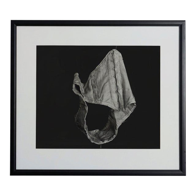 Vintage Corset "Monochrome" Framed Photograph For Sale