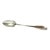 Vintage Gorham Electroplated Hotel Silver "Rochambeau" Stuffing Serving Spoon, 1780 Reproduction With Engraved Jabez Bowen Presentation, 12.5" For Sale