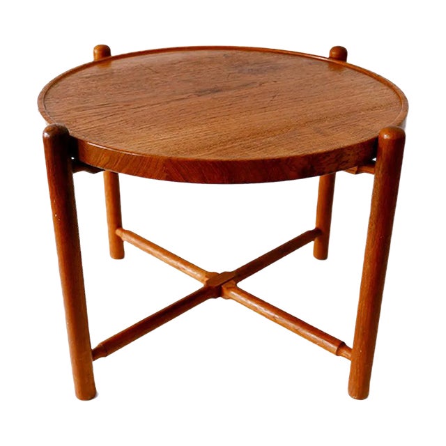 Folding Tray AT35 Coffee Table by Hans Wegner for Andreas Tuck, 1960s For Sale