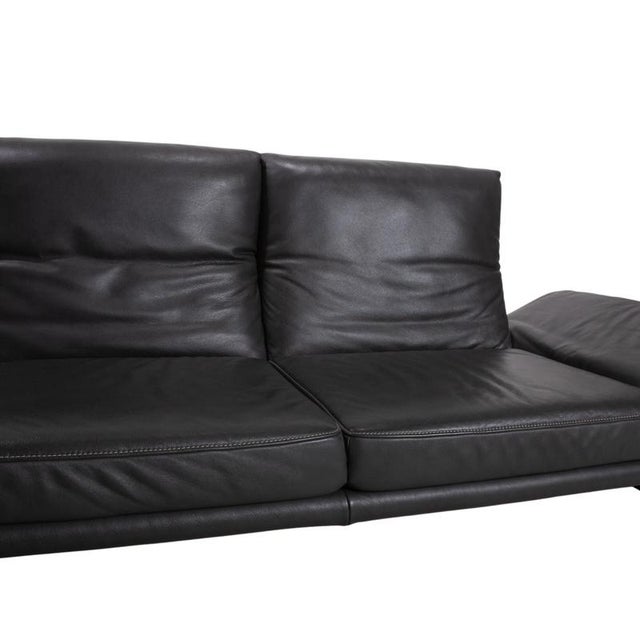 Gray Raoul Corner Sofa in Anthracite Leather from Koinor For Sale - Image 8 of 18