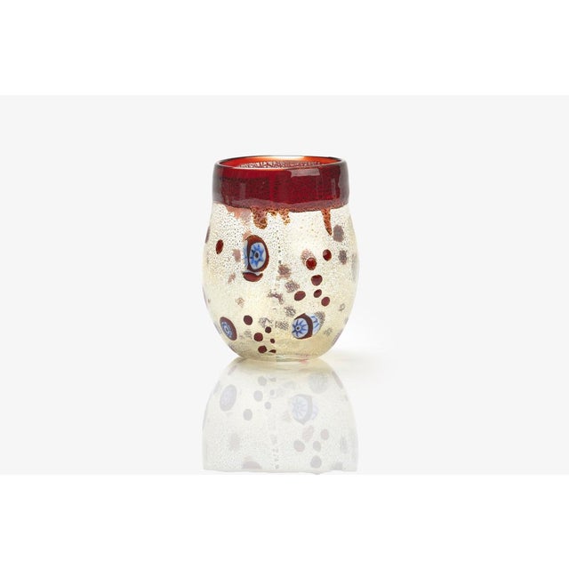 This Ribes blown glass object combines contemporary design and Venetian tradition. Each piece is unique, with variations...