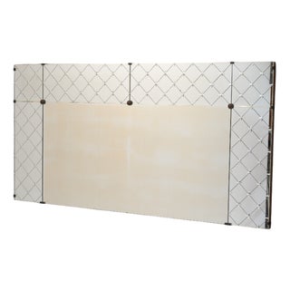 Vintage Frameless Mirror, 1940 For Sale