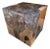 Andrianna Shamaris St. Barts Teak Wood And Resin Side Table For Sale
