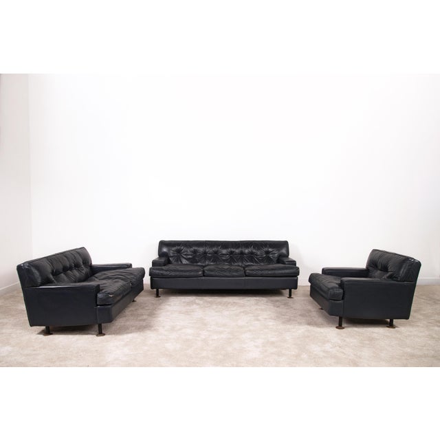 Sofas and Square Model Armchair by Marco Zanuso for Arflex, Italy, 1962, Set of 3 For Sale - Image 17 of 17