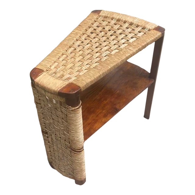 Michael Van Beuren Rope Cord Muebles Austin Side Table (Mexico) For Sale