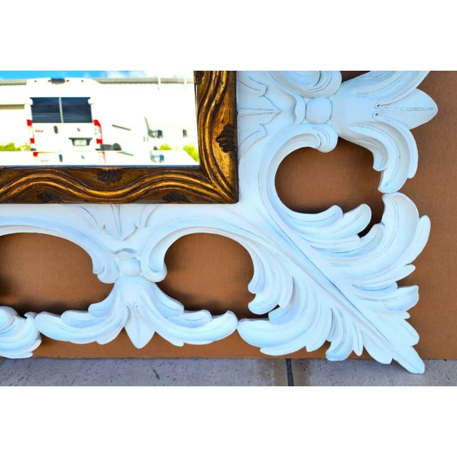 Carved Wood Mirror by Harrison & Gil For Sale - Image 9 of 12