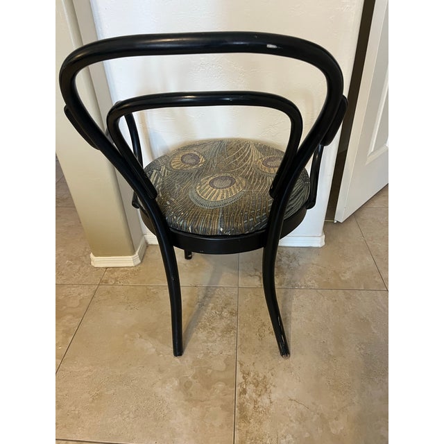 1970s Shelby Williams Vintage Mid-Century Modern Bentwood Thonet Style Arm Chair For Sale In Phoenix - Image 6 of 12
