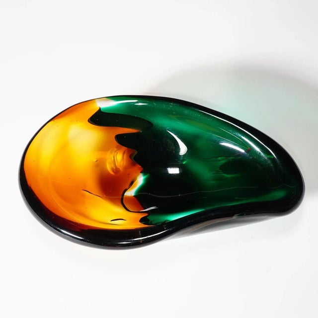 Vintage Murano Glass Bowl by Salviati & C., 1960s For Sale - Image 3 of 8