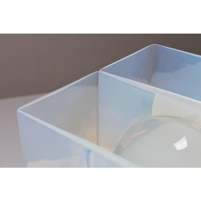LT323 Table Lamp in Opaline Glass by Carlo Nason for Mazzega, 1970s For Sale - Image 12 of 18