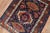 Traditional Antique Persian Square Navy Blue Heriz Rug - 3'4" x 4' For Sale In New York - Image 6 of 6