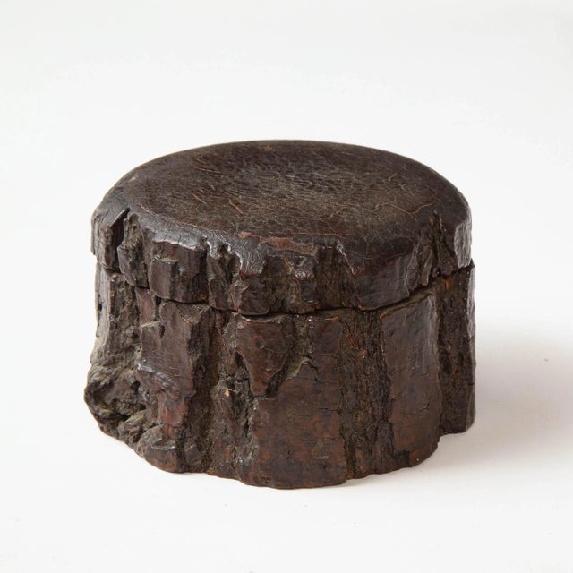 Chinese Carved Root Wood Box For Sale - Image 9 of 9