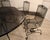 1960s Meadowcraft Dogwood Wrought Iron Patio Dining Set For Sale - Image 12 of 15